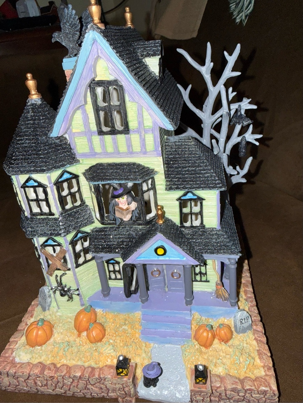 Lenox Halloween Haunted Lighted House